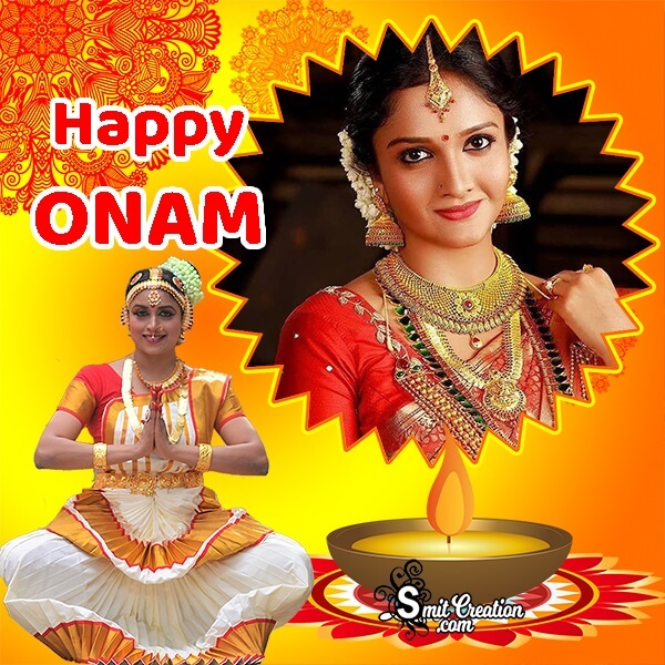 Happy Onam Photo Frame For Status