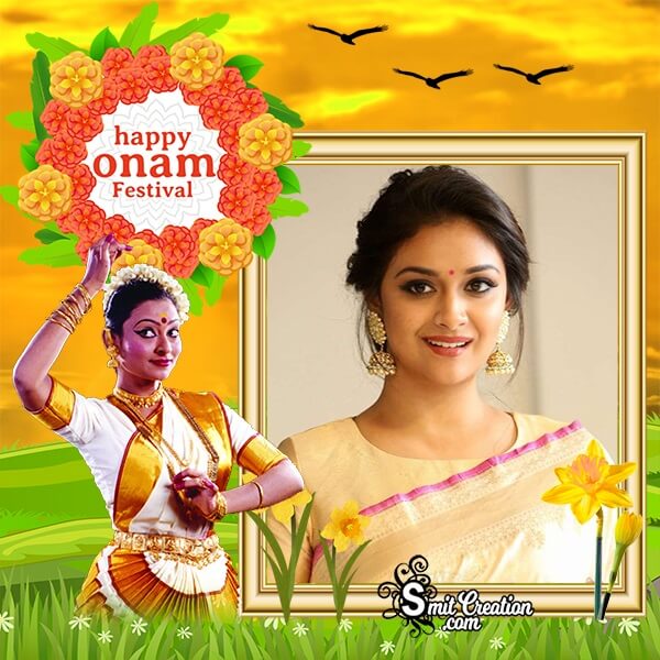 Onam Cute Photo Frame