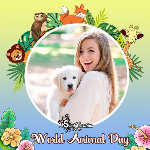 Animal Day Photo Frame