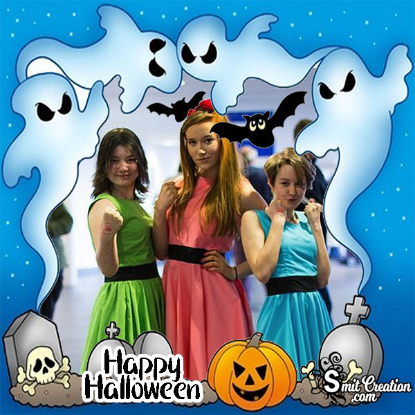 Happy Halloween Group Photo Frame