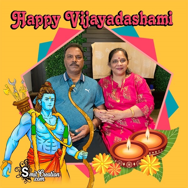 Happy Vijayadashami Dp Photo Frame