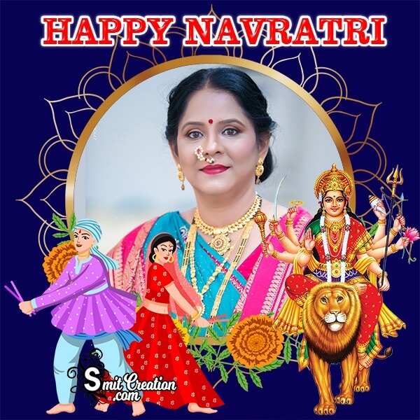 Navratri Dp Photo Frame