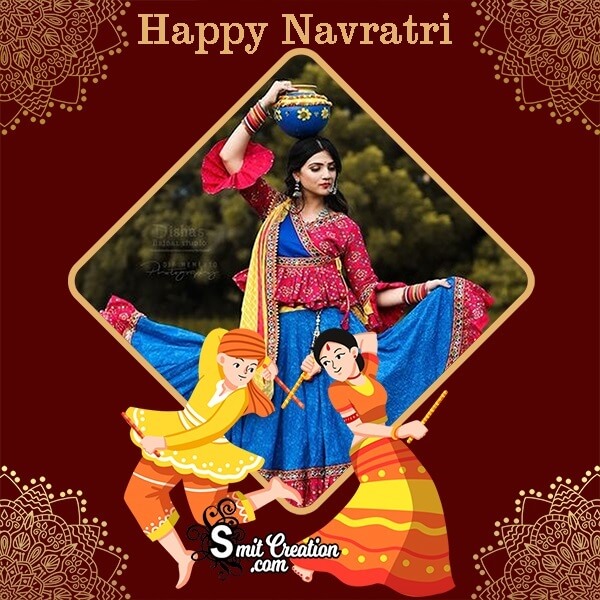 Navratri Garba Photo Frame