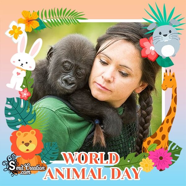 World Animal Day Dp Photo Frame