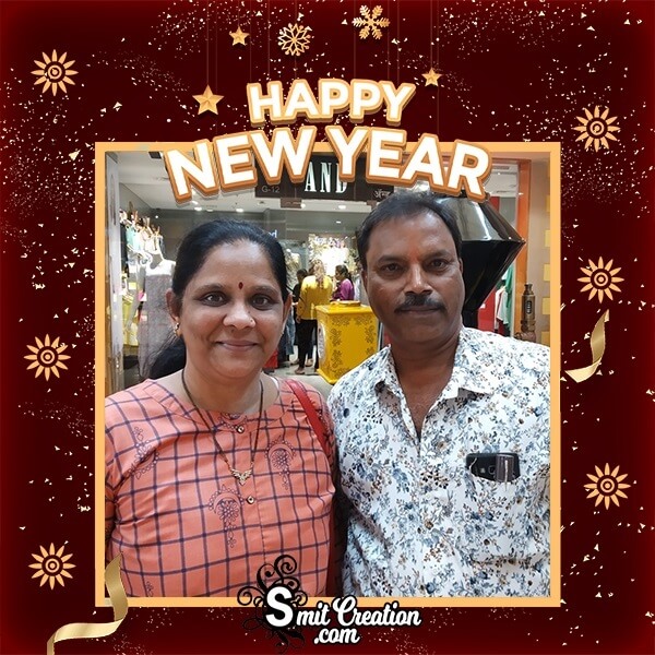 Happy New Year Whatsapp Photo Frame