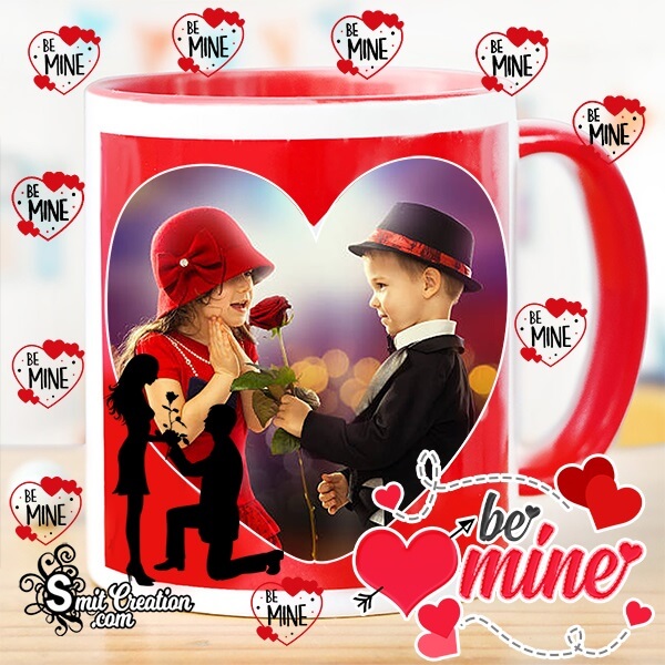 Be Mine Coffee Cup Photo Frame