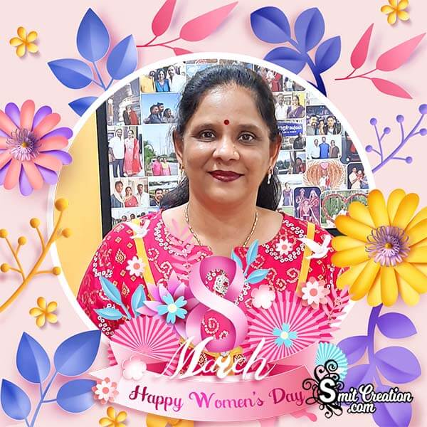 8 March Women’s Day Photo Frame For Facebook