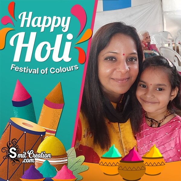 Happy Holi Online Photo Frame