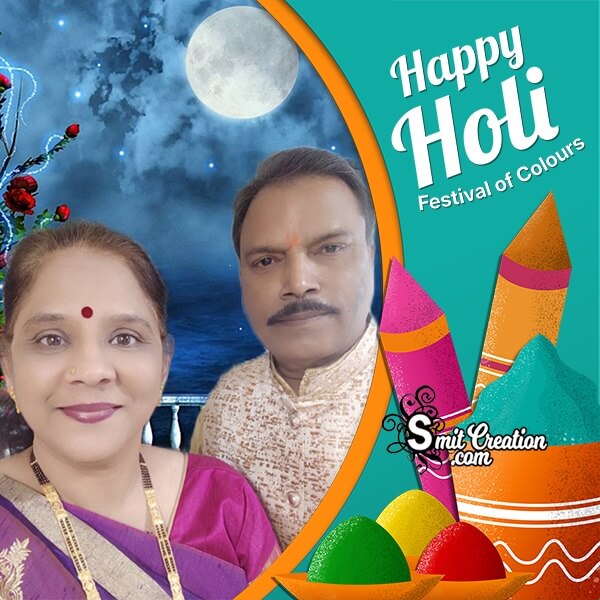 Happy Holi Whatsapp Photo Frame