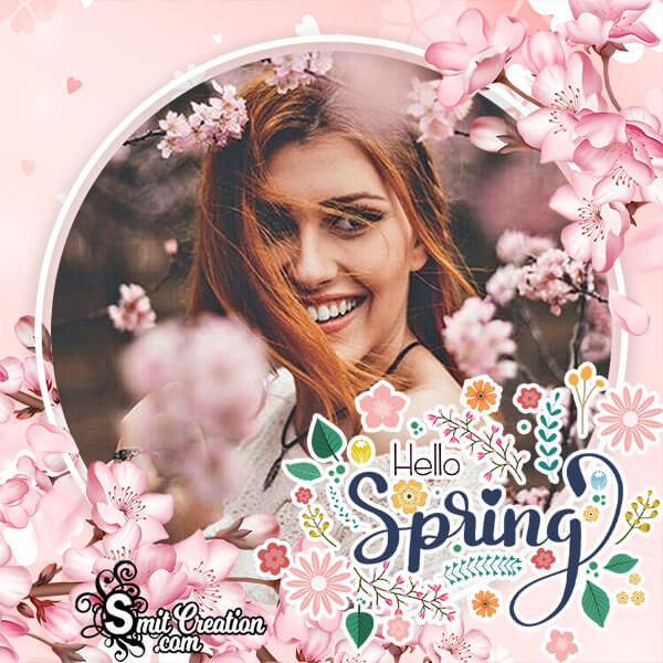 Hello Spring Photo Frame