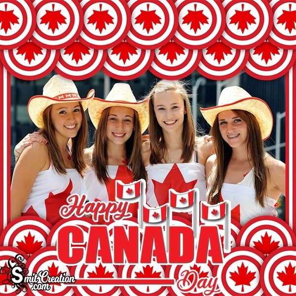 Happy Canada Day Profile Photo Frame