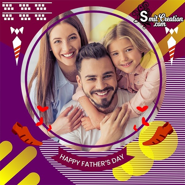 Happy Fathers Day Profile Photo Frame