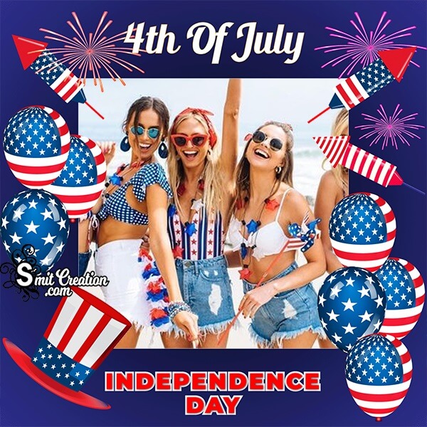 4th July Independence Day Facebook Photo Frame