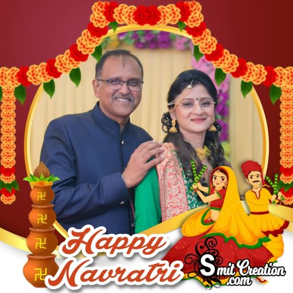 Navratri Social Media Photo Frame