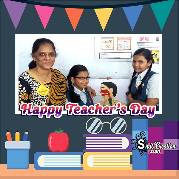 Teachers Day Status Photo Frame