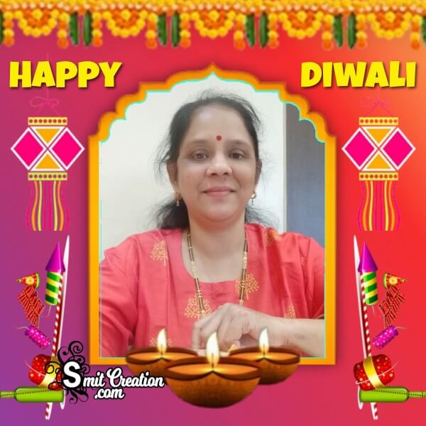Happy Diwali Profile Photo Frame