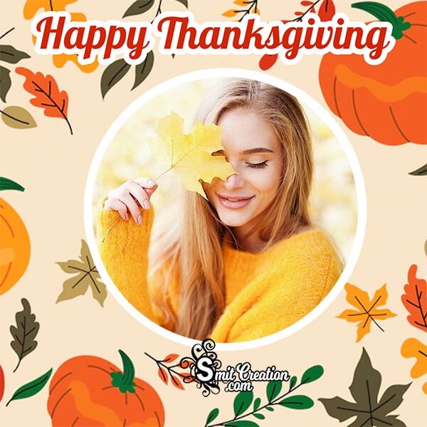 Thanksgiving Status Photo Frame