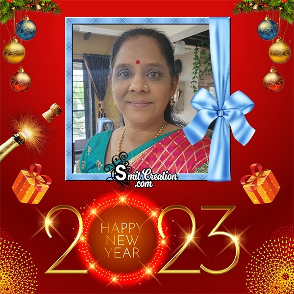 2023 Happy New Year Photo Frame