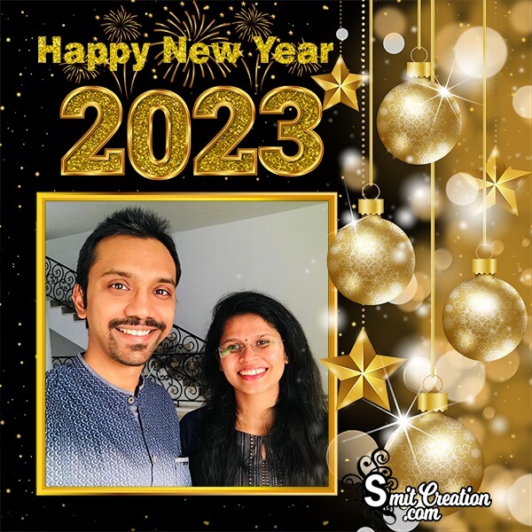 2023 Happy New Year Photo Frame