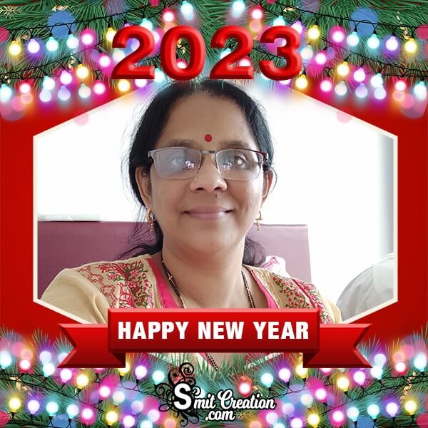 2023 New Year Lighting Photo Frame