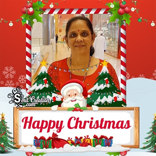 Happy Christmas Photo Frame