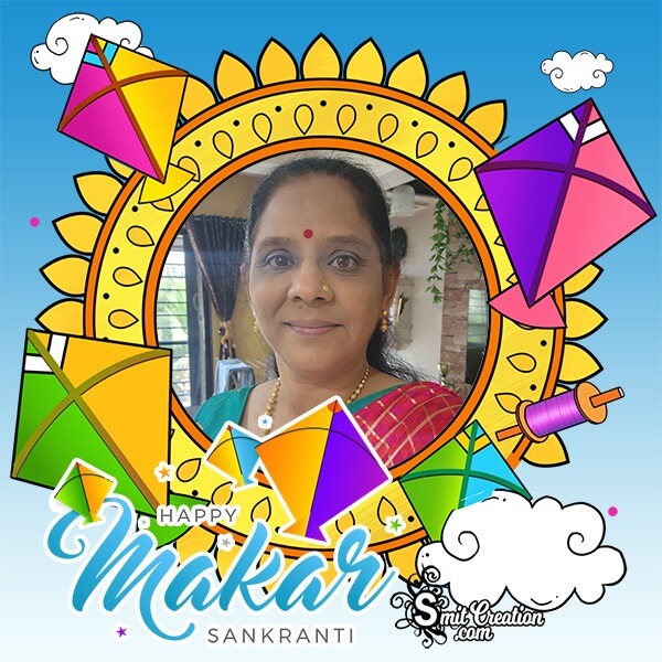 Happy Makar Sankranti Profile Photo Frame