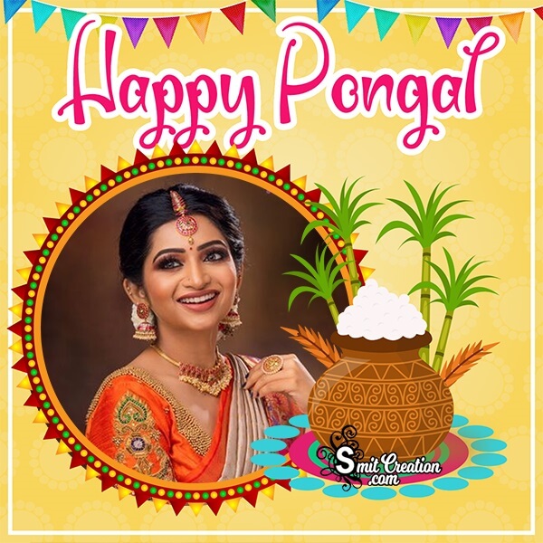 Happy Pongal Whatsapp Photo Frame