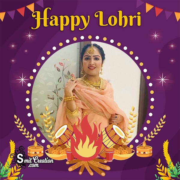 Lohri Whatsapp Photo Frame