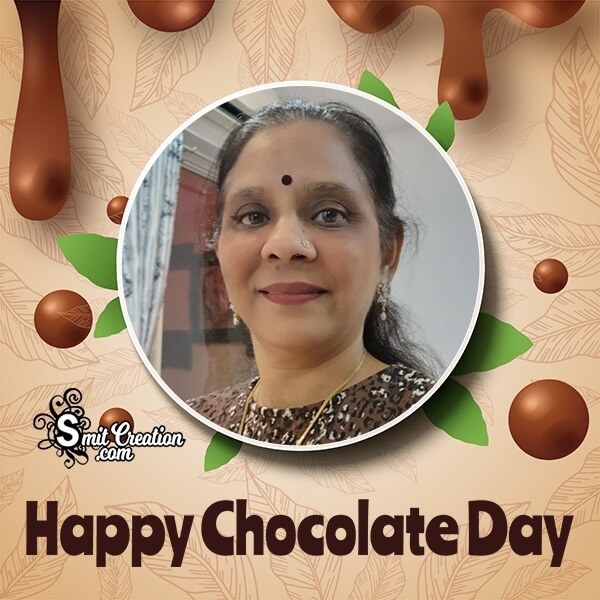 Happy Chocolate Day Photo Frame For Dp