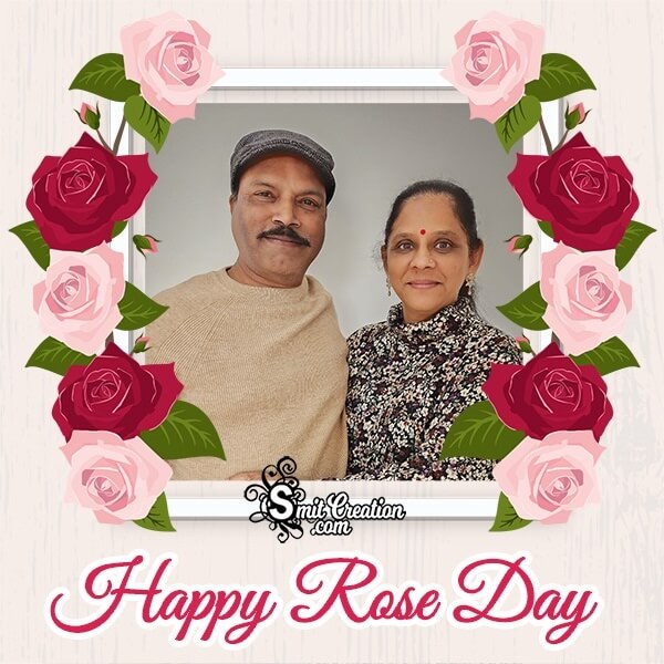 Rose Day Photo Frame For Profile