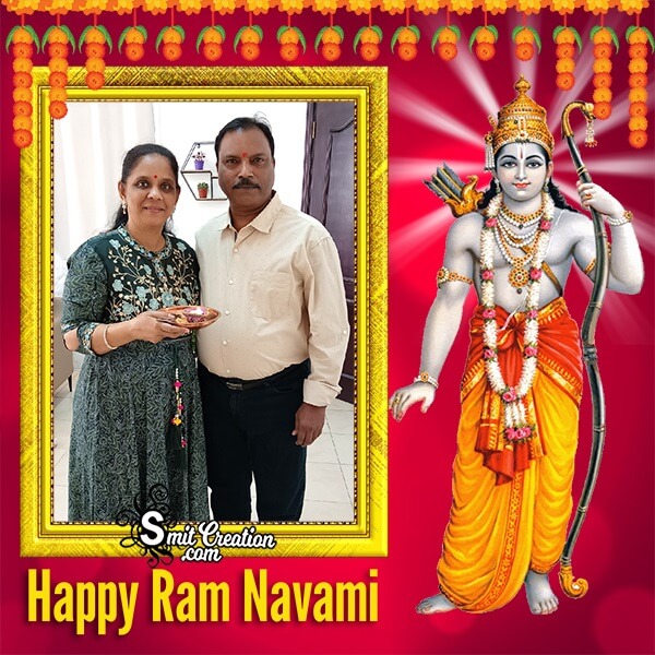 Happy Ram Navami Celebration Photo Frame