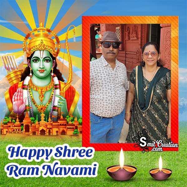 Happy Shree Ram Navami Photo Frame