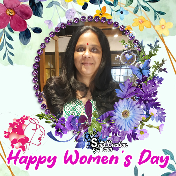 Happy Womens Day Photo Frame For Whatsapp