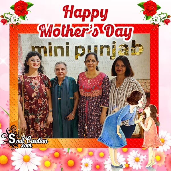 Happy Mothers Day Whatsapp Photo Frame