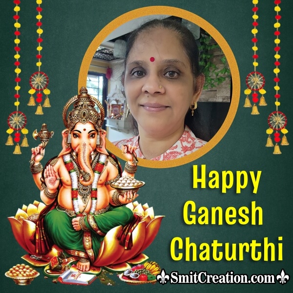 Ganesh Chaturthi Photo Frame For DP