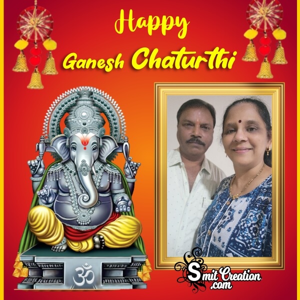 Ganesh Chaturthi Photo Frame For Facebook