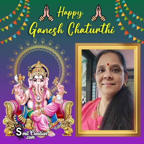 Ganesh Chaturthi Photo Frame For Status