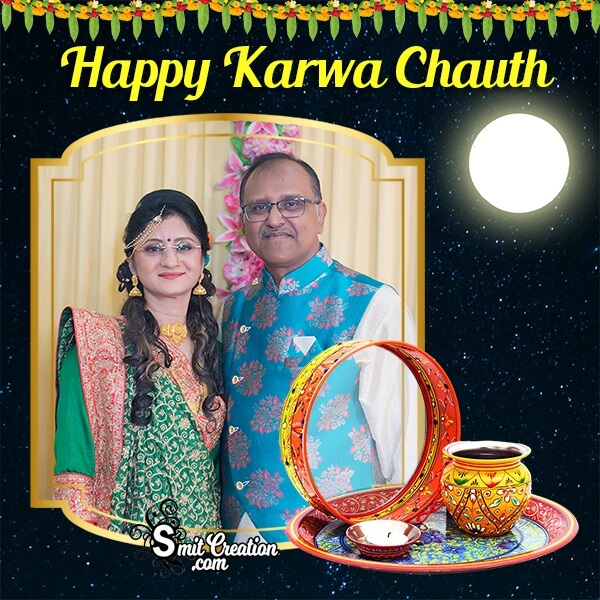 Happy Karwa Chauth Profile Photo Frame