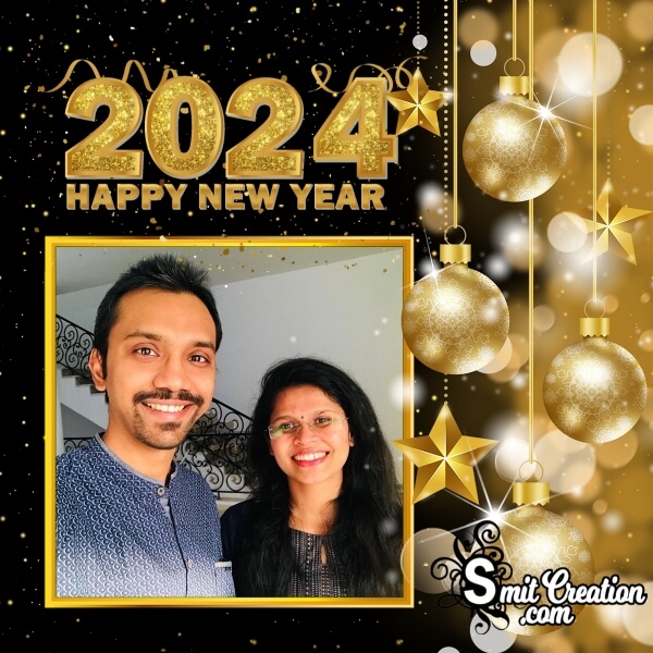 2024 Happy New Year Photo Frame