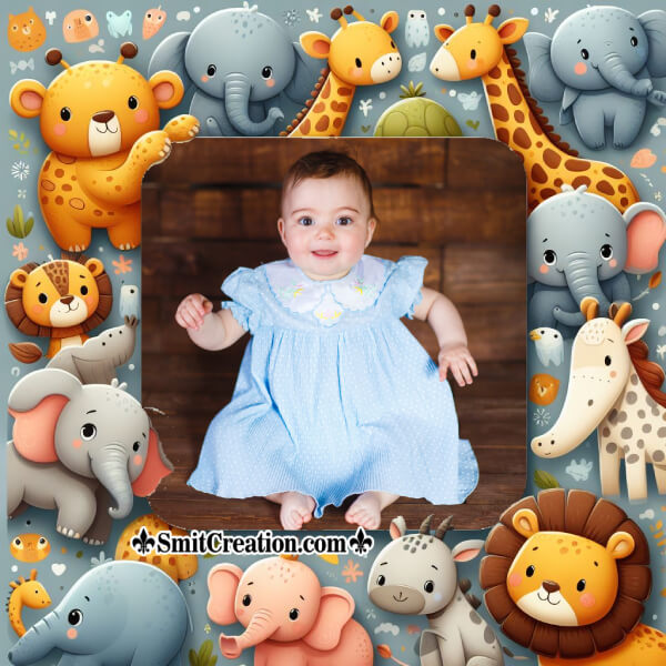 Animals Baby Photo Frame
