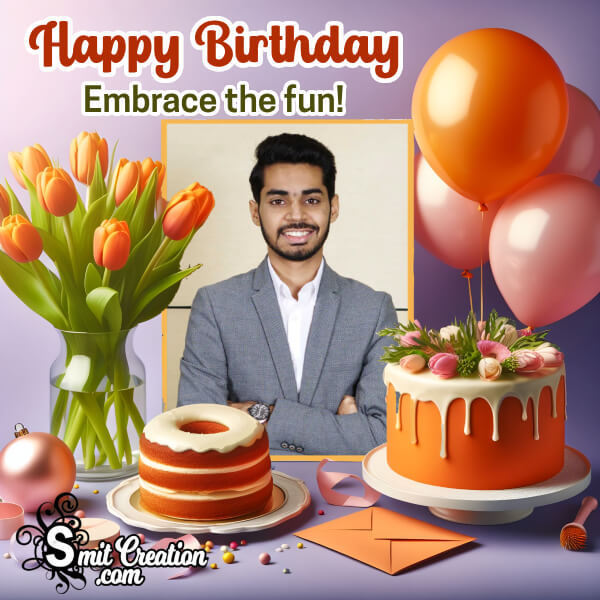 Awesome Happy Birthday Photo Frame