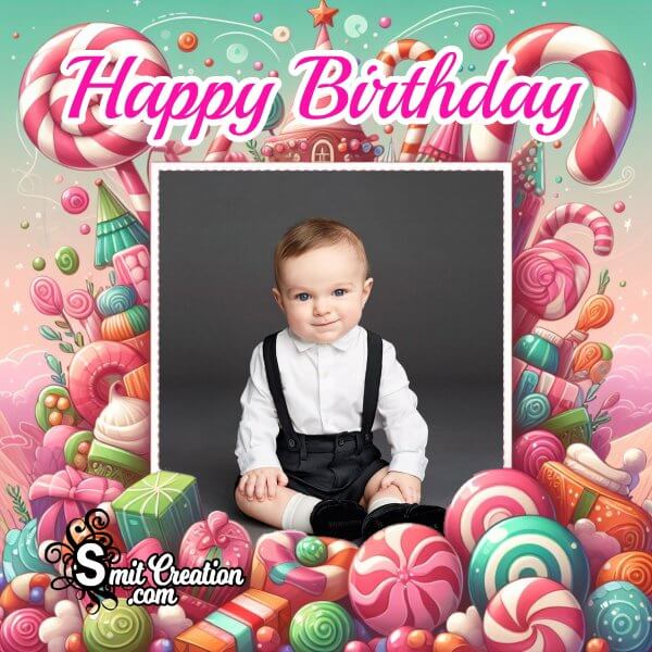 Beautiful Kids Birthday Photo Frame
