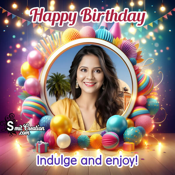 Cool Happy Birthday Photo Frame
