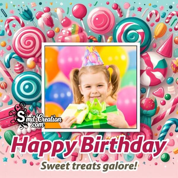 Cute Baby Birthday Photo Frame