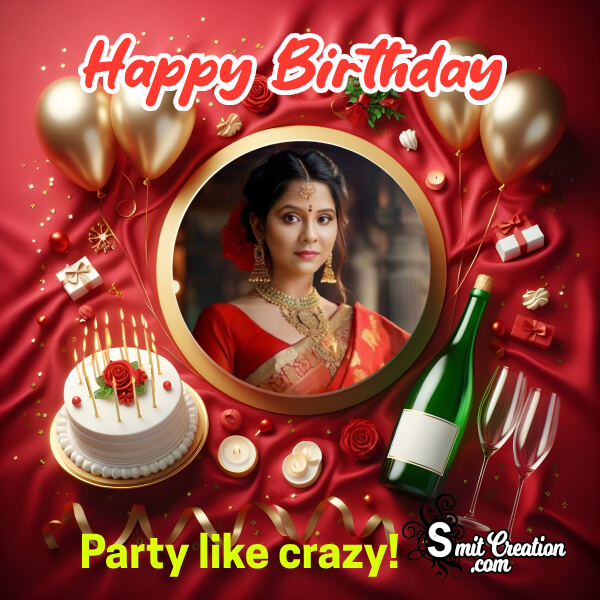 Happy Birthday Party Photo Frame