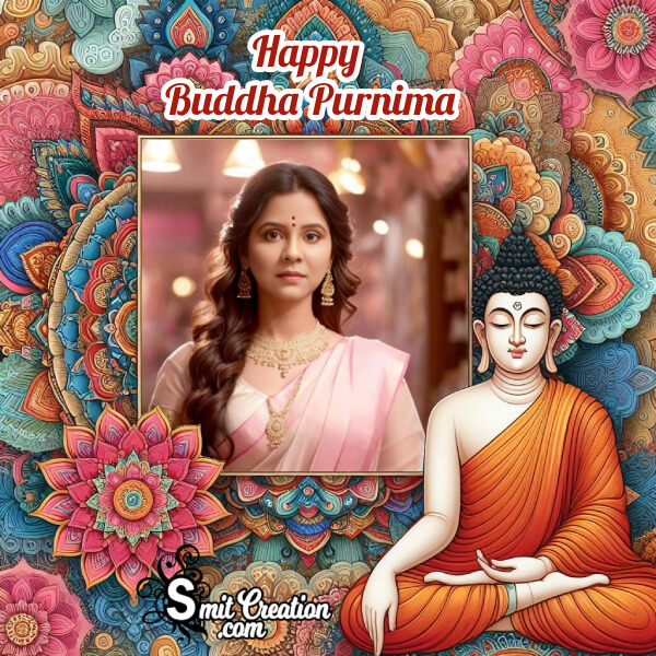 Wonderful Buddha Purnima Photo Frame