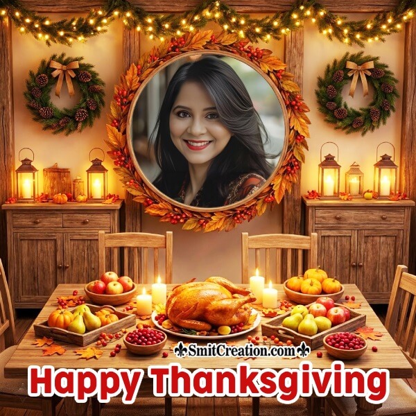Thanksgiving Dinner Photoframe