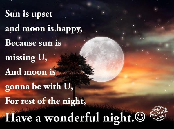 Have a wonderful night.