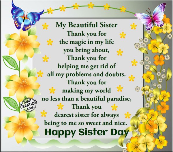 Happy Sister Day