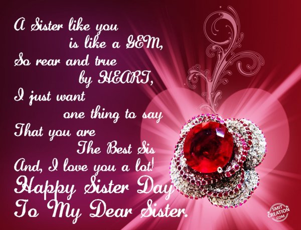 Happy Sisters Day